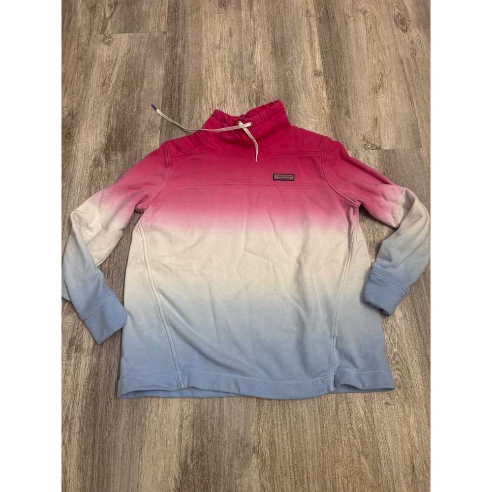Vineyard Vines Women's Dip-Dye Americana Surf Shep Shirt Size Small